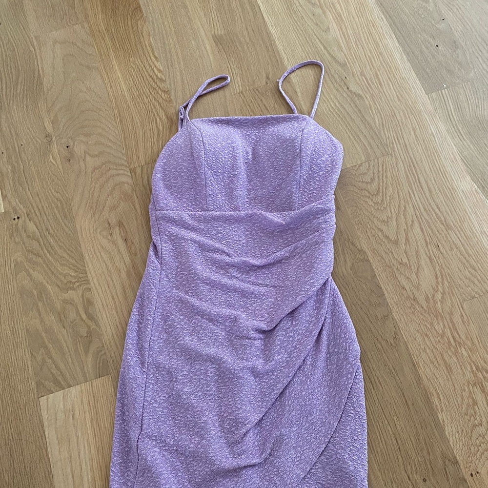 Macys Lavender Spaghetti Strap Dress
